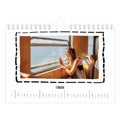 Fotokalender A5 — Plakboekmomenten [Februari]