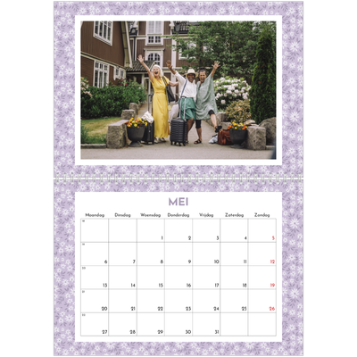 Fotokalender A4 Dubbel (30 x 40 cm) — In volle bloei [omslag]