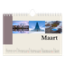Fotokalender A5 — Bezienswaardigheden van de wereld [Maart]