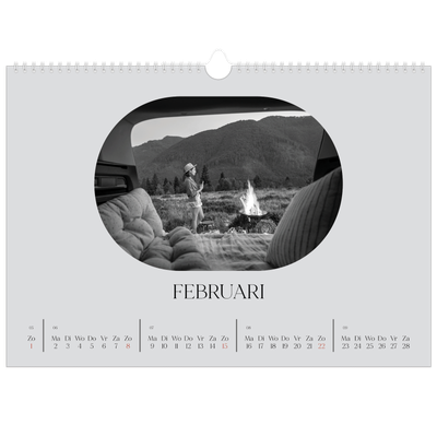 Fotokalender A3 — De open weg [Februari]