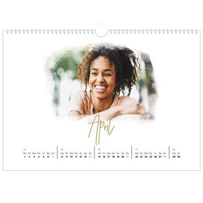 Fotokalender A3 — Foto-effecten [April]