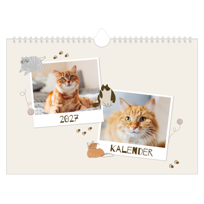 Fotokalender A4 — Speelse kitten [omslag]