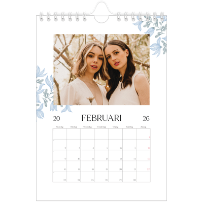 Fotokalender A5 — Elegant bloemig [Februari]