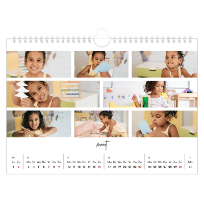 Fotokalender A4 — Foto arrangement [Maart]