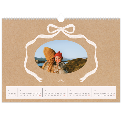 Fotokalender A3 — Kraft en strik [omslag]