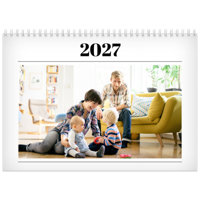 Fotokalender A4 Dubbel (30 x 40 cm) — Vers van de pers [omslag]