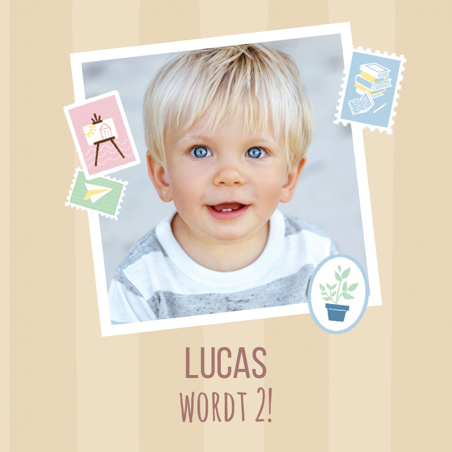 Uitnodigingen — Plezier met stickers