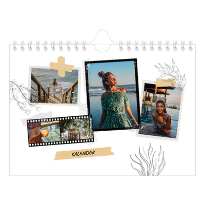 Fotokalender A5 — Plakboek flair [omslag]
