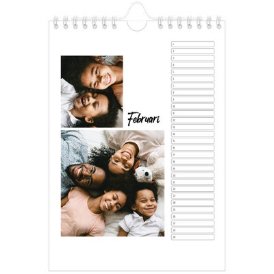 Fotokalender A5 — Dit ben ik [Februari]
