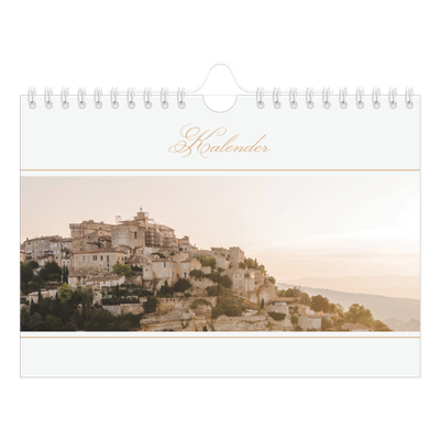 Fotokalender A5 — Goudschrift banner [omslag]