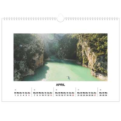 Fotokalender A3 — Eenvoudige foto [April]