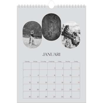 Fotokalender A4 — De open weg