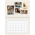 Fotokalender A4 Dubbel (30 x 40 cm) — Vintage scrapbook [Maart]