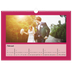 Fotokalender A3 — Fel gekleurde kaders [Februari]