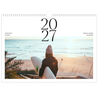 Fotokalender A3 — Surfing sunsets [omslag]