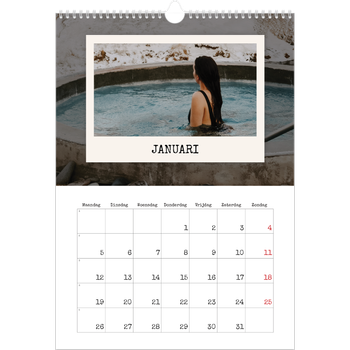 Fotokalender A3 — De portretselectie