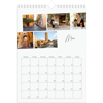 Fotokalender A4 (20 x 30 cm) — City trip [Maart]