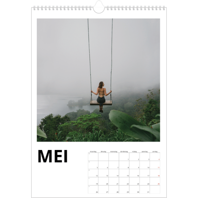 A3 Jaarkalenders — Witte randen [omslag]