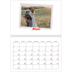 Fotokalender A4 Dubbel (30 x 40 cm) — Karmijnrode handtekening [Mei]