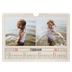 Fotokalender A4 — Craft stempel effect [Februari]