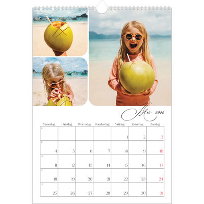 A3 Jaarkalenders — Momentopnamen en schrift [omslag]