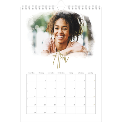 Fotokalender A4 (20 x 30 cm) — Foto-effecten [April]