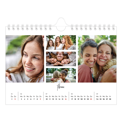 Fotokalender A5 — Foto arrangement [Februari]