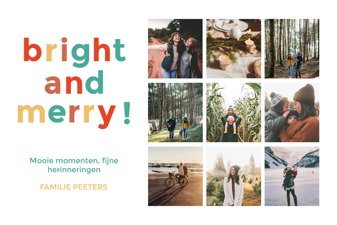 Fotokaarten — Vrolijk en helder