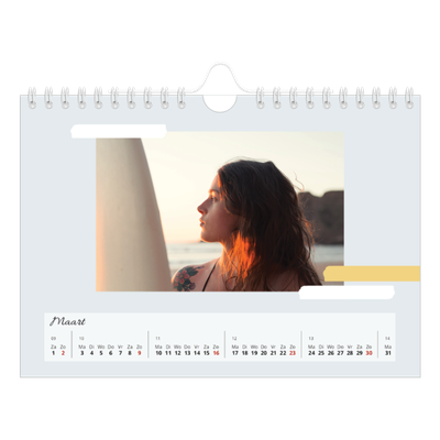Fotokalender A5 — Gedempte tonen [Maart]