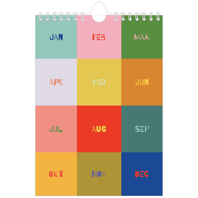 Fotokalender A5 — Vrolijk & Kleurrijk [omslag]