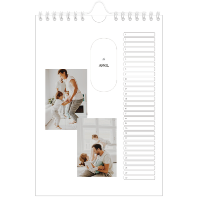 Fotokalender A5 — Plannen maken [April]