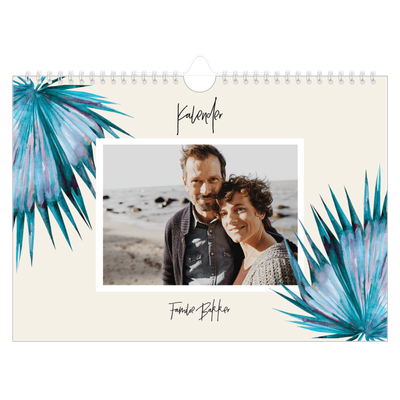 Fotokalender A4 — Geverfde bloemen [omslag]