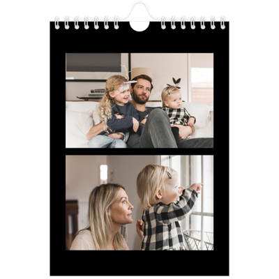 Fotokalender A5 — Foto in zwart kader [omslag]