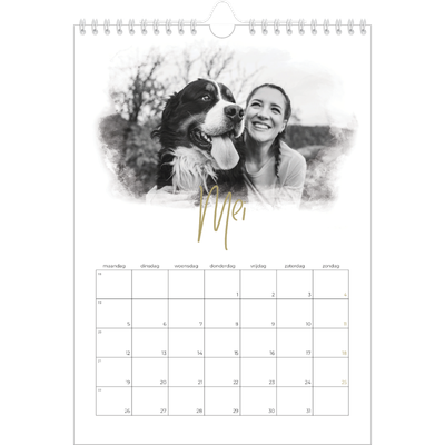 Fotokalender A4 (20 x 30 cm) — Foto-effecten [Mei]
