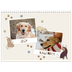 Fotokalender A4 Dubbel (30 x 40 cm) — Speelse puppy [omslag]