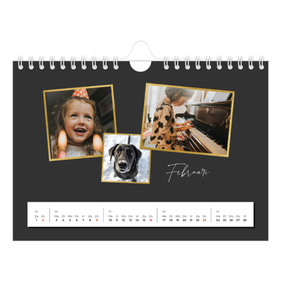 Fotokalender A5 — Herinneringen verzamelen [Februari]