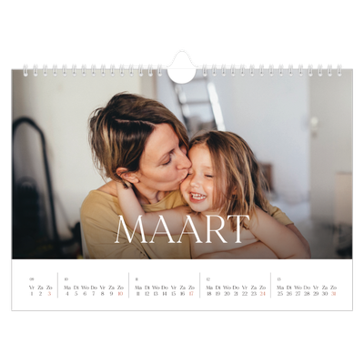 Fotokalender A4 — Twaalf grote maanden [Maart]