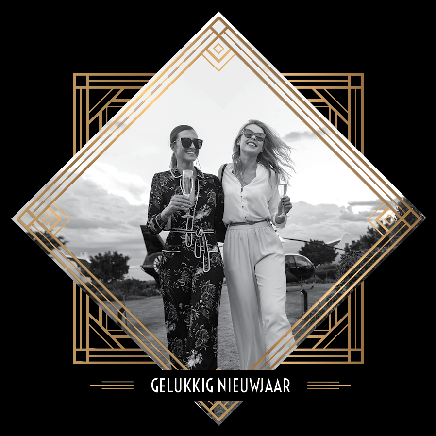 Fotokaarten — Nieuwjaar in Gatsby-stijl