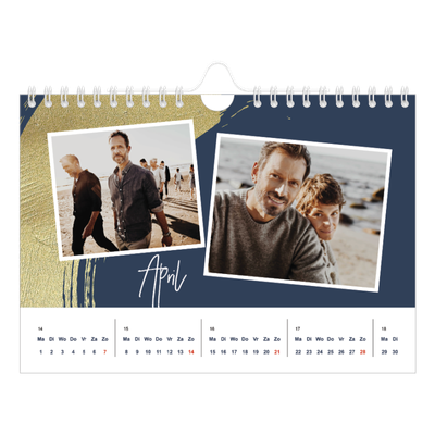 Fotokalender A5 — Goudenpenseel vegen [April]