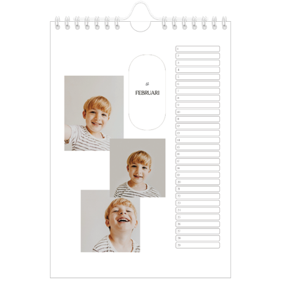 Fotokalender A5 — Plannen maken [Februari]