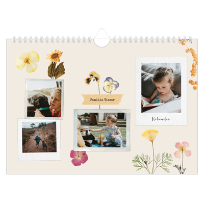 Fotokalender A4 — Vintage scrapbook [omslag]