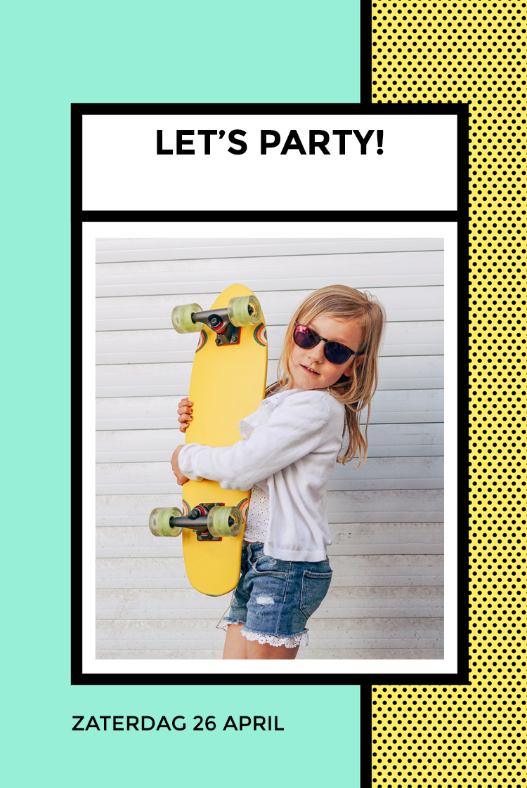 Uitnodigingen — Pop art