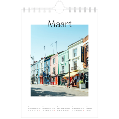 Fotokalender A5 — Mijn reisverhaal - Londen [Maart]