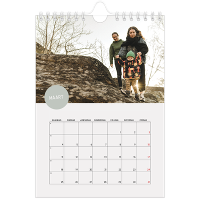 Fotokalender A5 — Fotosticker [Maart]