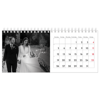 Bureaukalenders — Elegant schrift