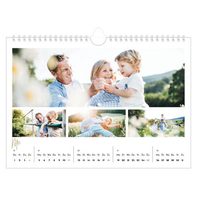 Fotokalender A4 — Handgeschreven [omslag]