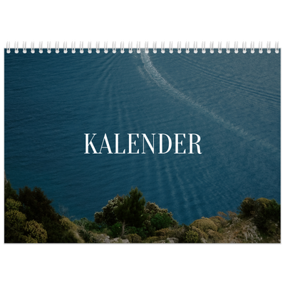 Fotokalender A4 Dubbel (30 x 40 cm) — Eindeloze ontsnapping [omslag]