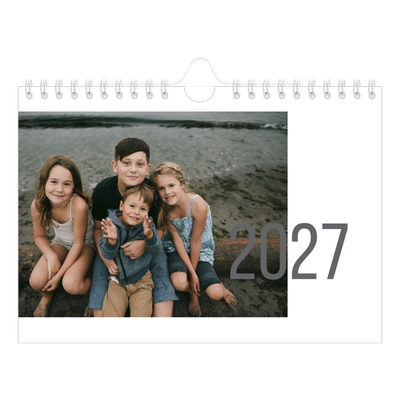 Fotokalender A5 — Maandnummers [omslag]