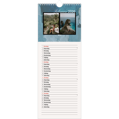 Smalle kalender  — Zin in avontuur [Februari]