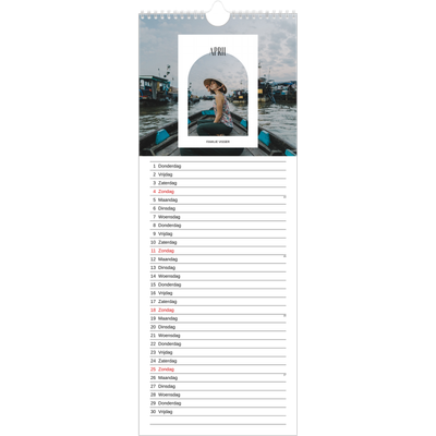 Smalle kalender  — De open boog [April]